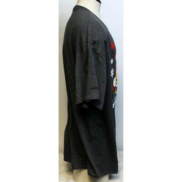 Gray Christmas T-Shirt "Dear Santa I Don't Care That Was Funny" Mens Size 3XL - Picture 4 of 5